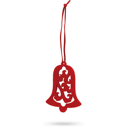 Набор новогодних игрушек "Jubany", 5 шт, красный - 3