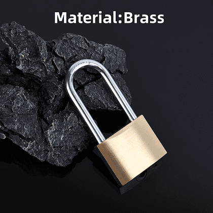 Замок навесной Deli YS EDL508506 60 мм, автомат, 3 ключа, защита от влаги - 2