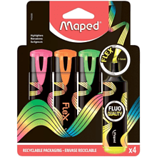 Набор текстовых маркеров Maped "Fluo Flex"
