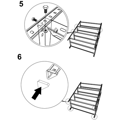 Стеллаж MS 200KD/100x40/4 (1950x1000x400) - 8