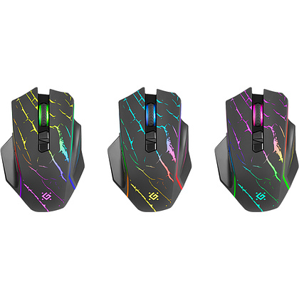 Мышь Defender "URAN GM-503", беспроводная, 1200-3200  dpi, 8 кнопок, черный - 3