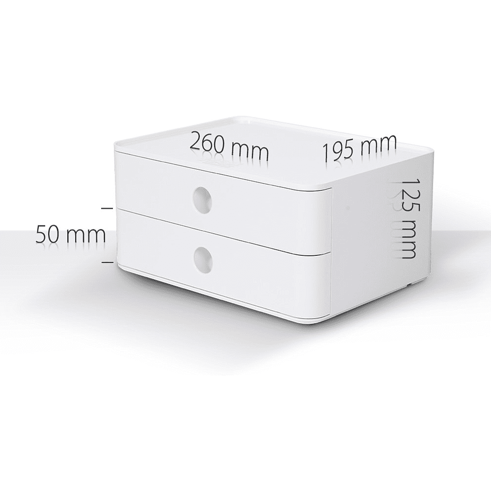 Блок из 2-х лотков закрытый "Allison", серый - 2