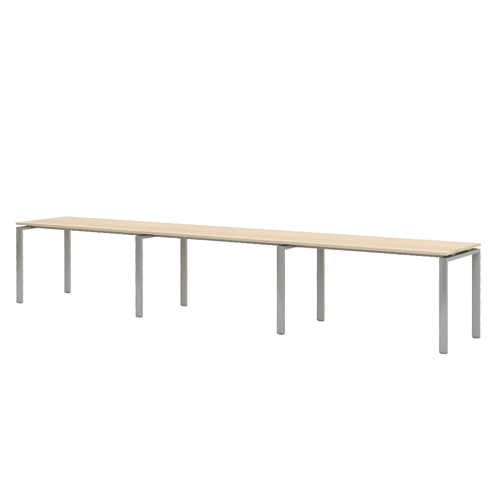 Коллекция Титан Бенч-система на 3 рабочих места ТН316ТР-3х1+ТН316К-22_ПР, 4800х700х742, с пропусками для кабеля