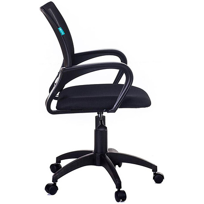 Кресло для персонала "Бюрократ CH-695NLT/BLACK" ткань, пластик, черный - 2