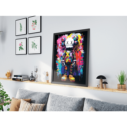 Картина по номерам "Kaws Color Pop" - 2