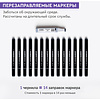 Набор маркеров перманентных двусторонних "Sketchmarker BRUSH Skin Set", 12 шт. - 6