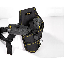 Сумка для инструментов поясная Deli YS EDL430004, 260х150х40 мм, ткань Oxford, черный