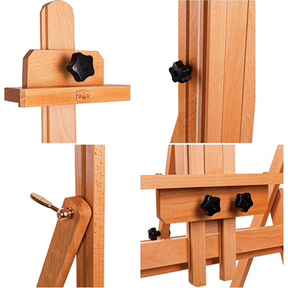 Мольберт-трансформер "Студия", бук, 174 см, холст до 155 см - 5