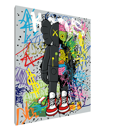 Картина по номерам "Graffiti kaws"