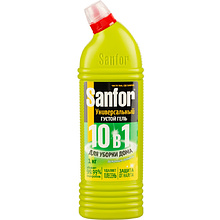 Средство чистящее для сантехники "Sanfor Универсал Лимонная свежесть", 1000 мл