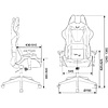  Кресло игровое Бюрократ "Zombie VIKING 5 AERO", экокожа, пластик, черный, желтый - 11