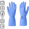 Перчатки латексные HQ Profiline, р-р M, с х/б покрытием, синий - 2