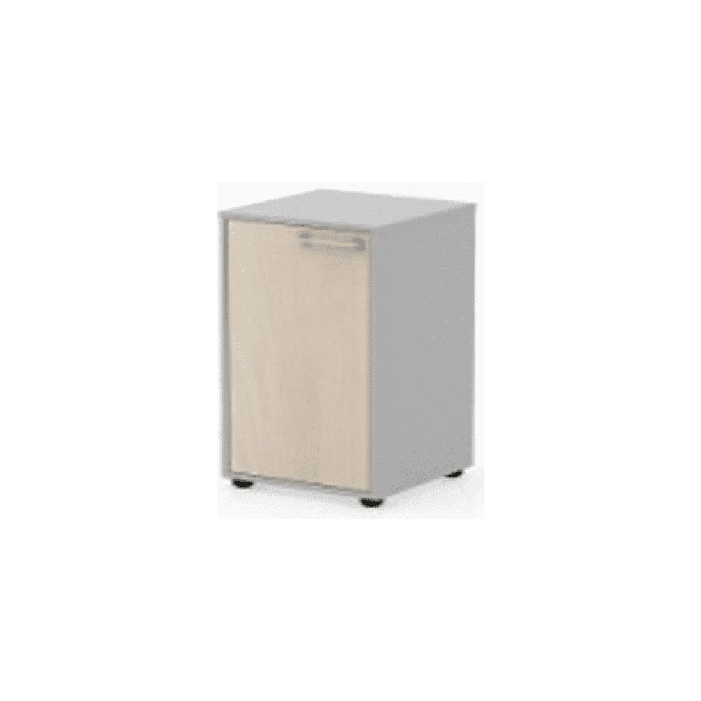 Коллекция Титан Шкаф малый узкий ТН421/2+ТНД21Л/П+ТНТ40/2, 400х400х751, с глухой малой дверью и топом