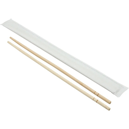 Палочки для еды 23 см, в индивидуальной упаковке, бамбук, 100 шт/упак