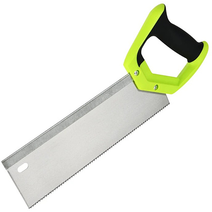 Стусло с ножовкой Deli GS EDL580900, 22.5°/45°/90°, 13 TPI, 300 мм, черный, зеленый - 6