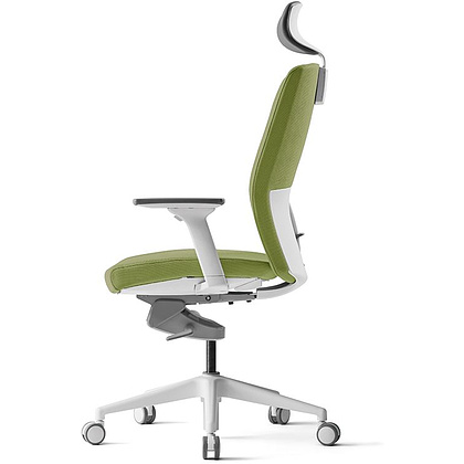 Кресло для руководителя "BESTUHL J2", ткань, пластик, зеленый - 3