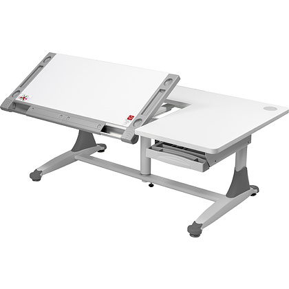 Стол Comf-Pro King Desk, 1400х765х(530-770) мм, белый, зеленый - 5