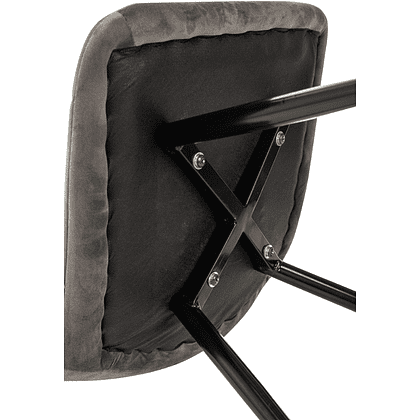 Стул Бюрократ "CH-K1_4", ткань, тёмно-серый, металл, комплект 4 штуки - 8