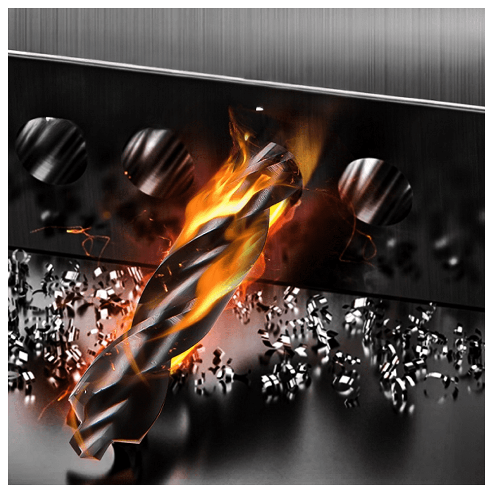 Сверло по металлу Deli RS EDH-MHZ100-E4, 10.0 мм, DIN 338, HSS-TiN - 5