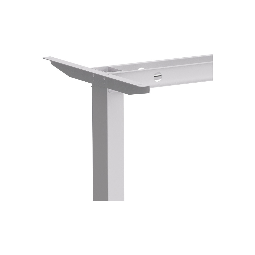 Стол с электроприводом WellDesk Basic 1300x675х18 белый/дуб санта-фе винтаж (9191460+9178196) - 4