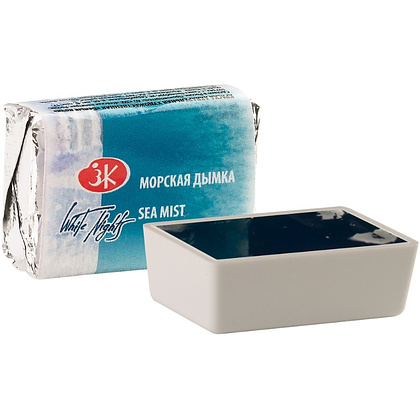 Краски акварельные "Белые ночи", 595 морская дымка, кювета