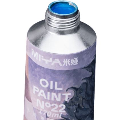 Краски масляные "HIMI.MIYA", красный глубокий, 170 мл., туба - 3