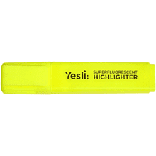 Маркер текстовый "Yesli:", желтый