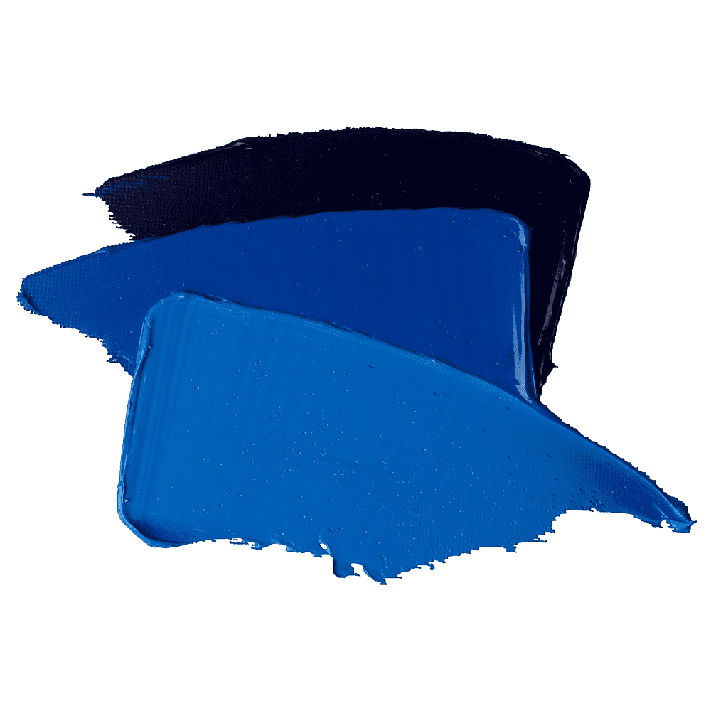 Краски масляные "Ладога", 500 голубой ФЦ, 46 мл, туба - 3