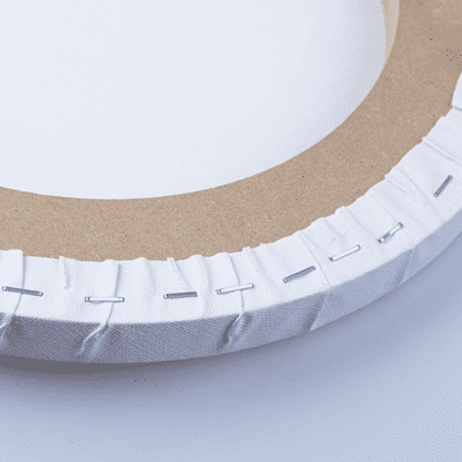 Холст на подрамнике овальный "Сонет", 20х30 см, хлопок, 280 г/м2, среднее зерно - 3