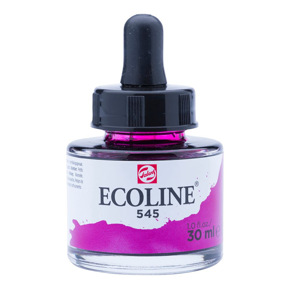 Жидкая акварель "ECOLINE", 545 красно-фиолетовый, 30 мл