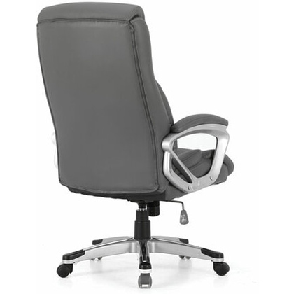 Кресло для руководителя BRABIX PREMIUM "Level EX-527", экокожа, серый, пластик  - 4
