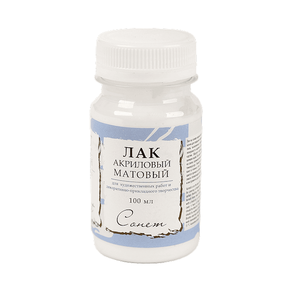 Лак акриловый матовый "Сонет", 100 мл