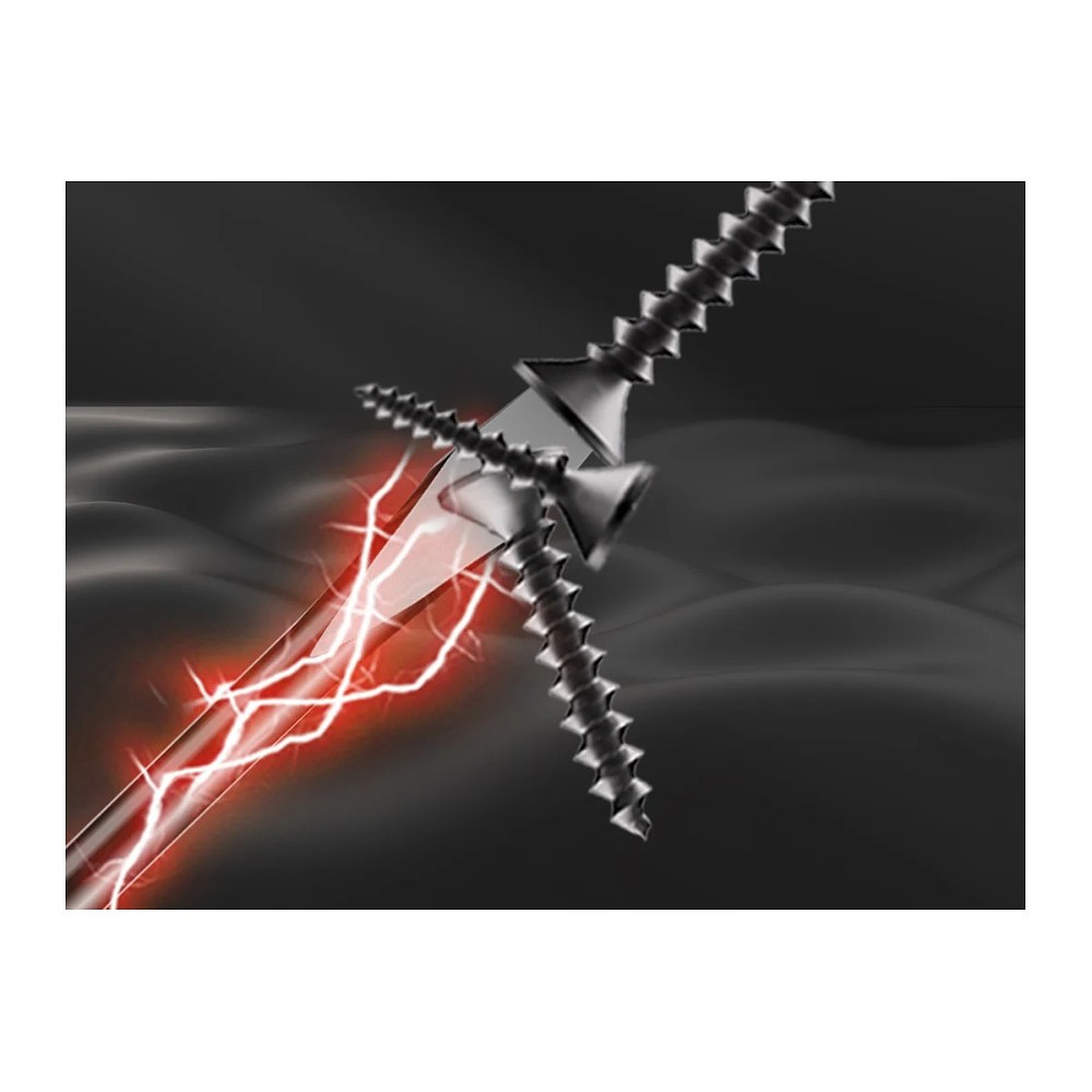 Набор отверток Deli HS EHT1002, 2 шт.(PH1х100,SL5х100), Soft Touch, черный - 7