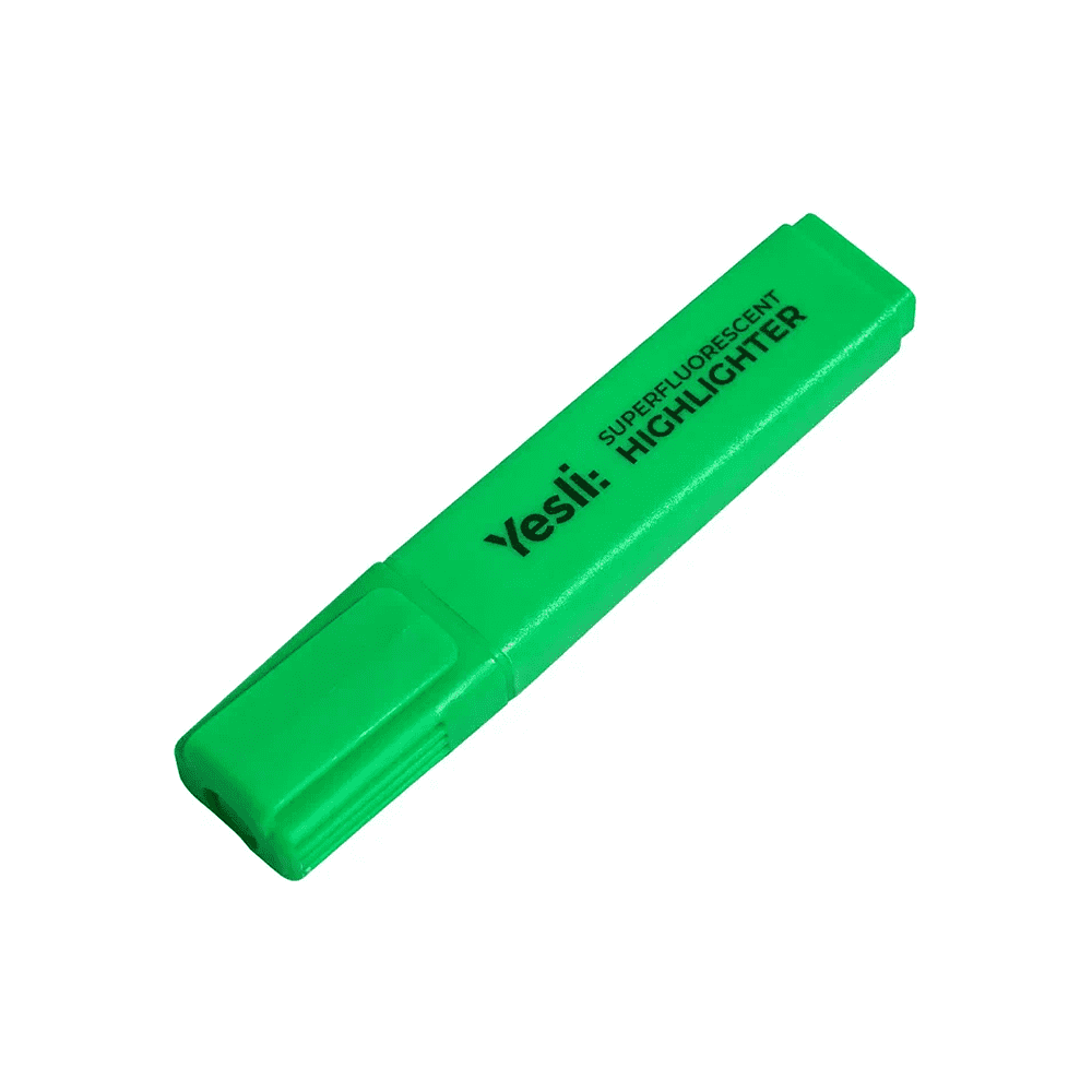 Маркер текстовый "Yesli:", зеленый