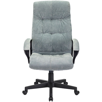 Кресло для руководителя Бюрократ CH-824 серо-голубой Light-28, ткань, пластик - 2