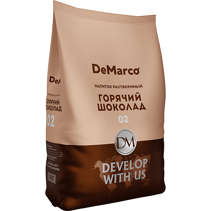 Шоколад горячий растворимый "DeMarco №02" в гранулах, 1000 г