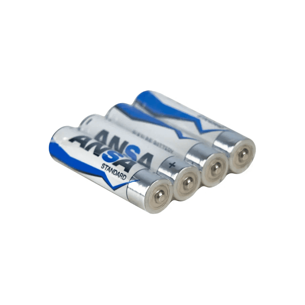 Батарейки алкалиновые ANSA Standart "LR03/BL-4 (AAA)", 4 шт, щелочные - 6