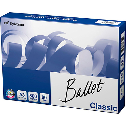 Бумага "Ballet Classic ColorLok", A3, 500 листов, 80 г/м2, -50%