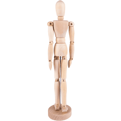 Манекен женский "Сонет", деревянный, 30 см - 2