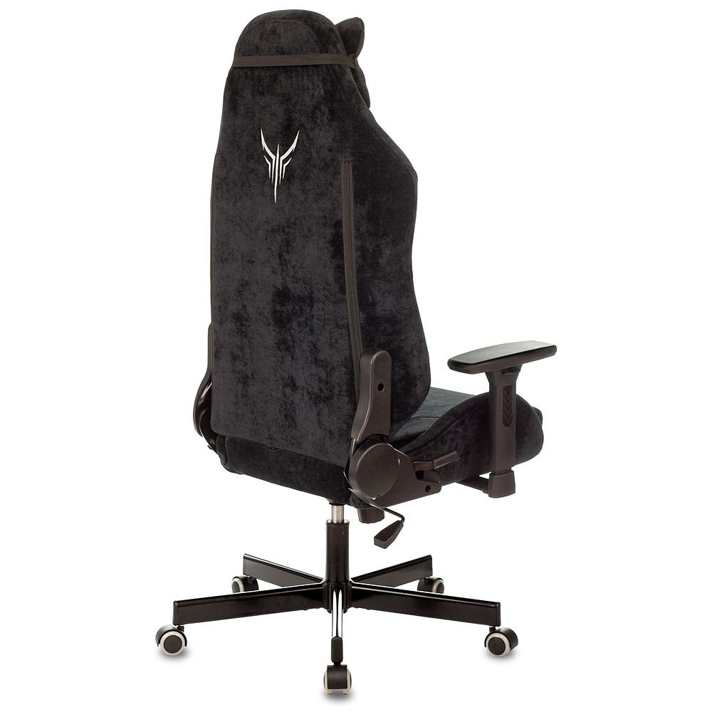 Кресло игровое Бюрократ Knight N1 Fabric, ткань, черный - 3