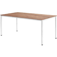 Стол Millwood Сеул, 1600х800 мм, металлокаркас белый