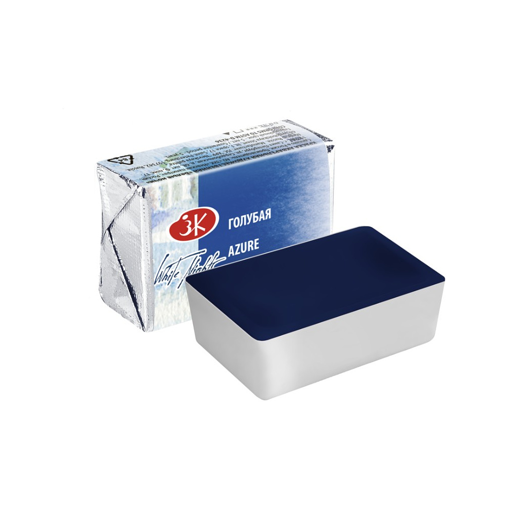 Краски акварельные "Белые ночи", 513 голубая, кювета