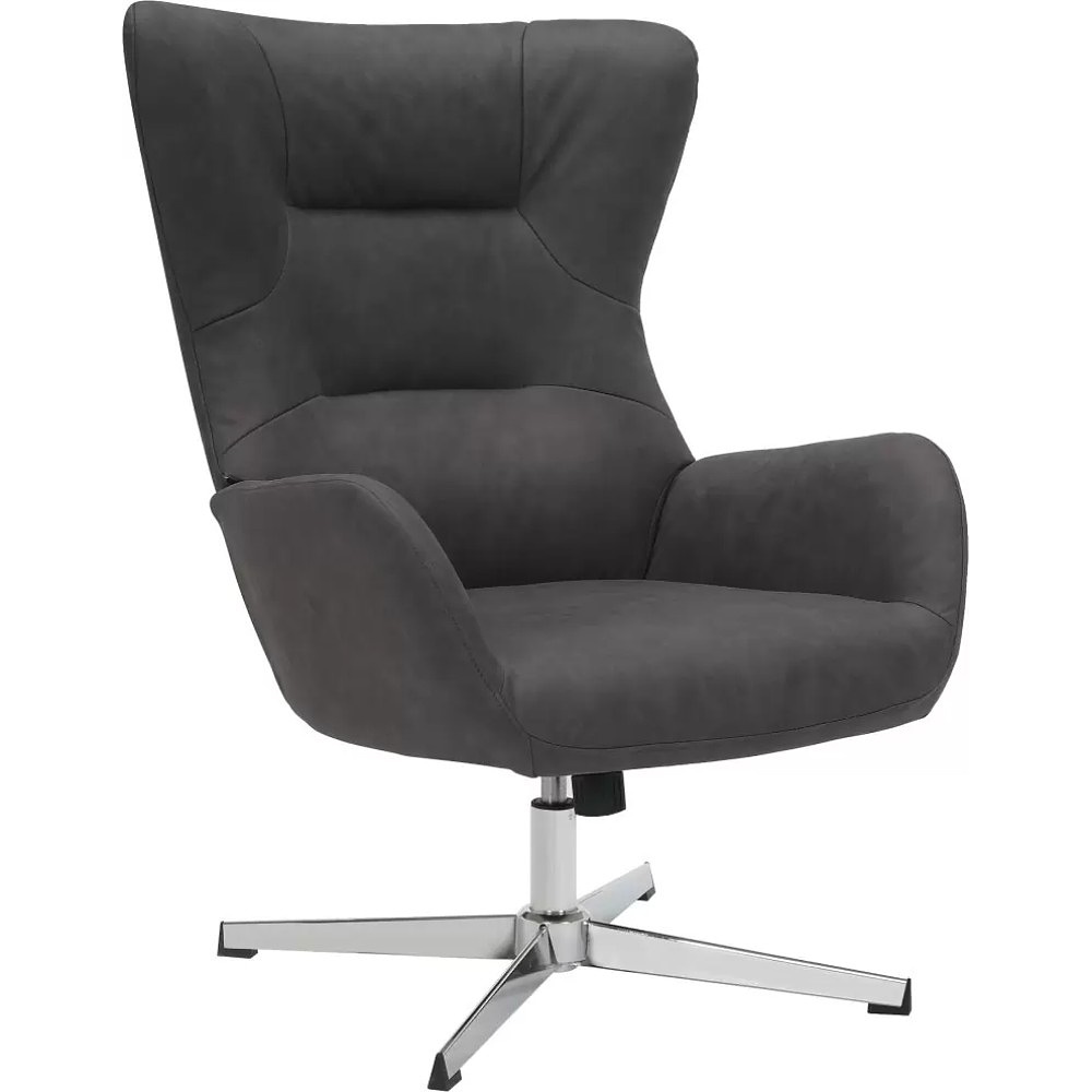 Кресло мягкое EVERPROF Apple, ткань, темно-серый - 7