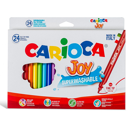 Фломастеры "Carioca Joy", 24 шт