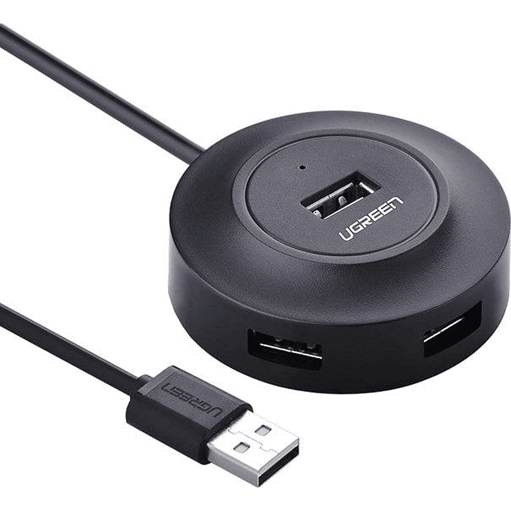 USB-хаб UGREEN CR106-20277 USB 2.0 to 4 USB 2.0