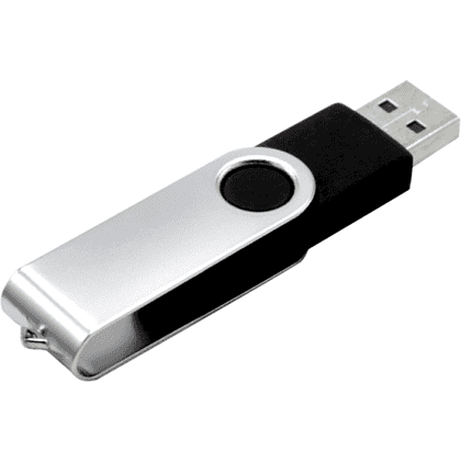 USB Flash 2.0 16 Gb VDF-008, пластик, метал, черный  - 2