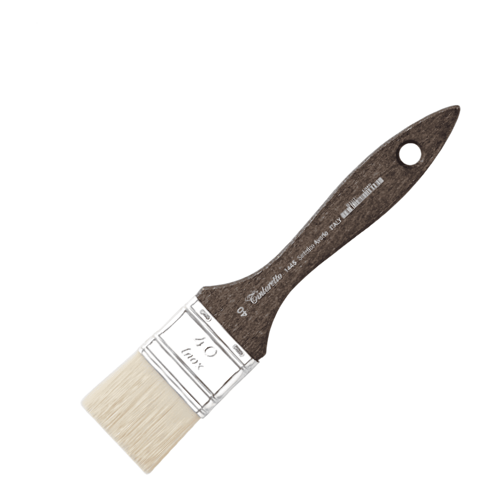 Кисть для рисования "Tintoretto Avorio", синтетика, флейц, №40