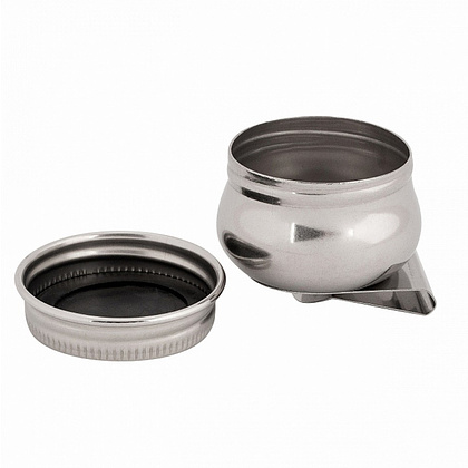 Масленка "Невская палитра", одинарная, металлическая, с крышкой