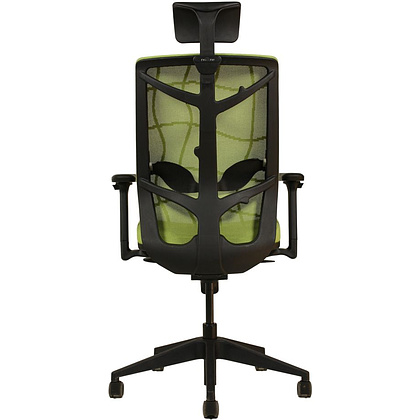 Кресло для руководителя "Nature II Slider", каркас черный, ткань, пластик, зеленый - 3