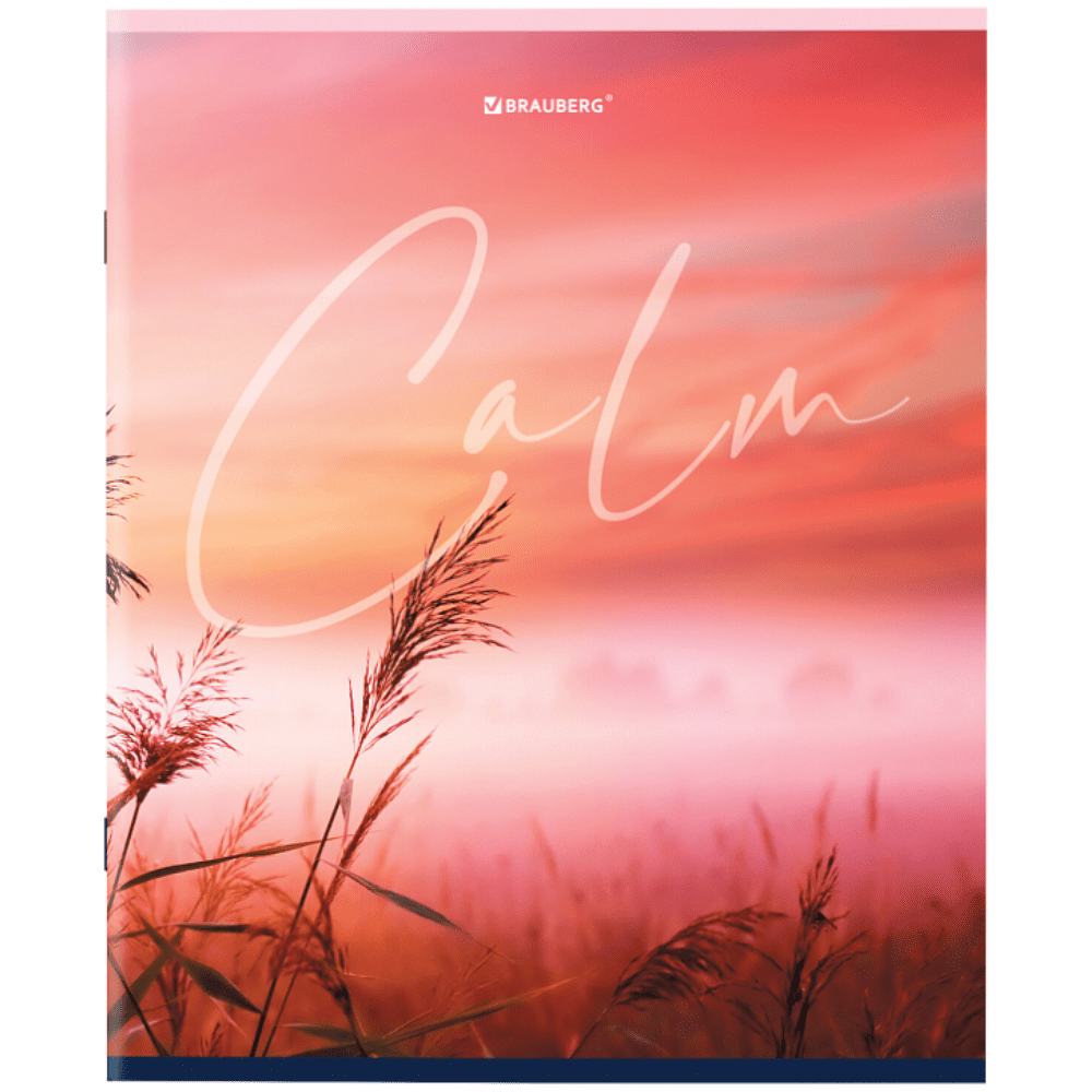 Тетрадь "Calm", А5, 96 листов, в клетку, ассорти - 3